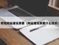 湘西教程网站建设需要（网站建设需要什么技术）